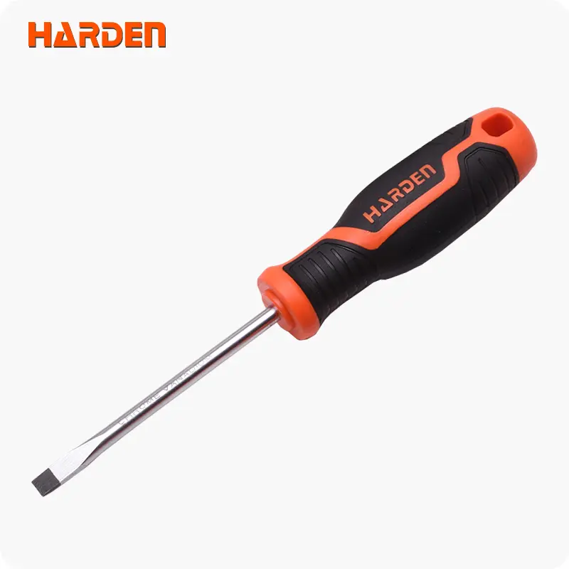 HARDEN Slotted Screwdriver | Soft Handle | CrV6150