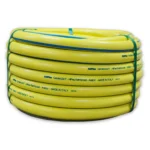 ADFlex Garden yellow hose, made in Italy, durable 3-layer design with a 15-year warranty for gardening.