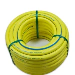 ADFlex Garden yellow hose, made in Italy, durable 3-layer design with a 15-year warranty for gardening.