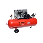 Tomax Fiac professional air compressor, red tank with black motor, high-capacity industrial model.