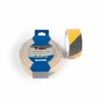 Tomax anti-slip adhesive tape in yellow and black, professional quality for safety applications.