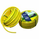 ADFlex Garden yellow hose, made in Italy, durable 3-layer design with a 15-year warranty for gardening.