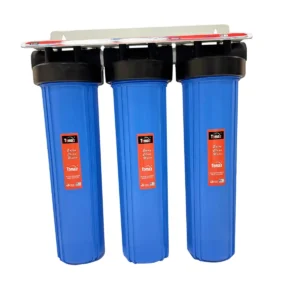 20 Inch Triple Water Filter Housing with Three Cartridges