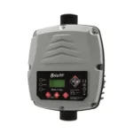 Brio Top 2.0 pressure control switch for water pumps, with digital display and protective casing.