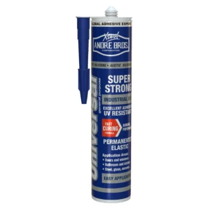Xseal Andre Bros transparent acetic silicone sealant, super strong, UV-resistant, for industrial use