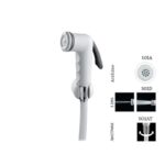 Premium White Shattaf Set with Anti-Twist Hose