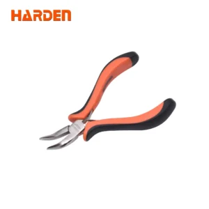 Mini Bent Nose Plier 4.5" | Carbon Steel Precision Hand Tool for Crafts & Repair