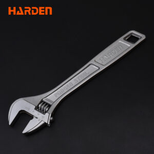Harden Adjustable Wrench – Forged Carbon Steel, Chrome Plated (6"–15")