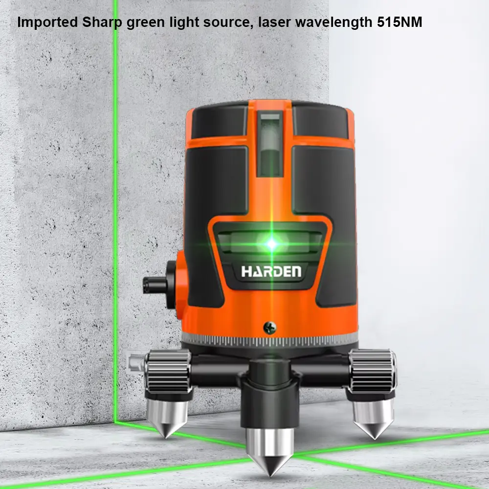 green 5 line laser level 4 - damam hardware