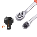 3/8" Curved Quick Release Ratchet Wrench - Image 4