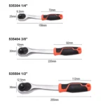 3/8" Curved Quick Release Ratchet Wrench - Image 2