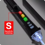 AC/DC Non-Contact Voltage Detector | 12–1000V / 48–1000V Tester - Image 5