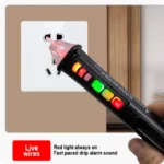 AC/DC Non-Contact Voltage Detector | 12–1000V / 48–1000V Tester - Image 3