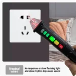 AC/DC Non-Contact Voltage Detector | 12–1000V / 48–1000V Tester - Image 2