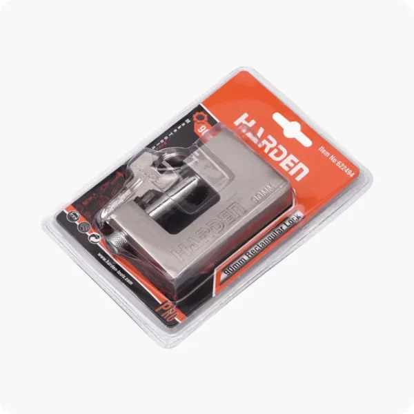 Molded Lock Rectangle Rectangular Lock 90mm – Hardened Steel Security - Damam Hardware