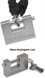 Rectangular Lock 90mm – Hardened Steel Security - Image 6