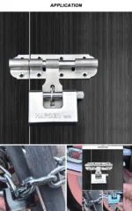 Rectangular Lock 90mm – Hardened Steel Security - Image 7