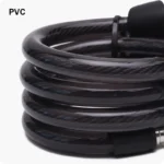 Durable Bicycle Lock with Zinc Alloy Cylinder | 1m Cable - Image 6