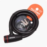 Durable Bicycle Lock with Zinc Alloy Cylinder | 1m Cable - Image 2