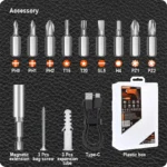 12-Piece Cordless Screwdriver Set | Powerful 3Nm Torque - Image 2