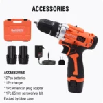 12V Cordless Drill with 25Nm Torque | Fast 1.6h Charge - Image 3