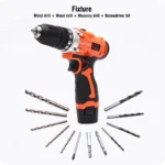12V Cordless Drill with 25Nm Torque | Fast 1.6h Charge - Image 4