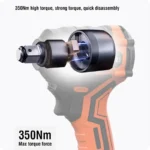 20V Brushless Impact Wrench 350Nm | Cordless Power - Image 6