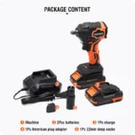 20V Brushless Impact Wrench 350Nm | Cordless Power - Image 8