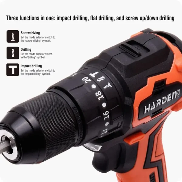 20V Cordless Drill 70Nm | Brushless High-Power Tool - Damam Hardware