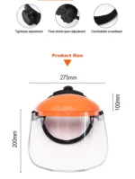 275mm Face Shield | Adjustable Anti-Impact Protection - Image 7