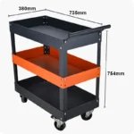 3 Drawer Trolley – Heavy-Duty Steel Tool Cart - Image 5