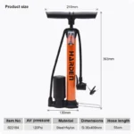 38x400mm High-Pressure Hand Pump – Steel Body - Image 10
