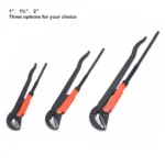 45° Bent Nose Pipe Wrench | 1"–2" Heavy-Duty Tools - Image 7