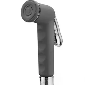 Long Black & Chrome Hand Shower – 5-Year Italian Quality