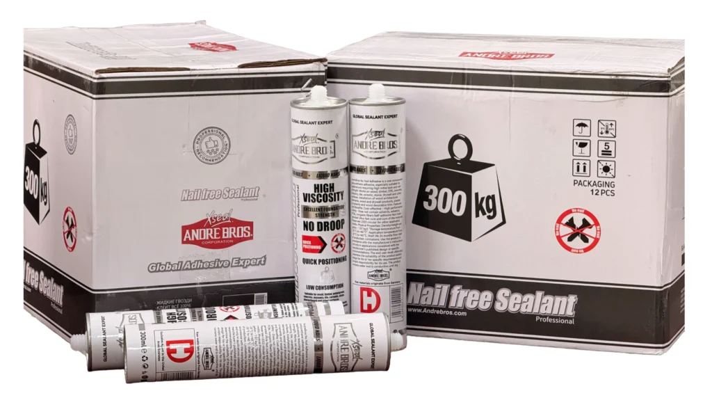 Nail Free Sealant White 300kg | 24PCS Heavy-Duty Bond