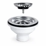 EURONA Stainless Steel Basket Waste 1.5" – Durable Sink Drain