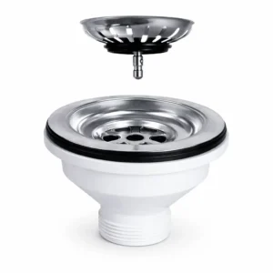 EURONA Stainless Steel Basket Waste 1.5" – Durable Sink Drain