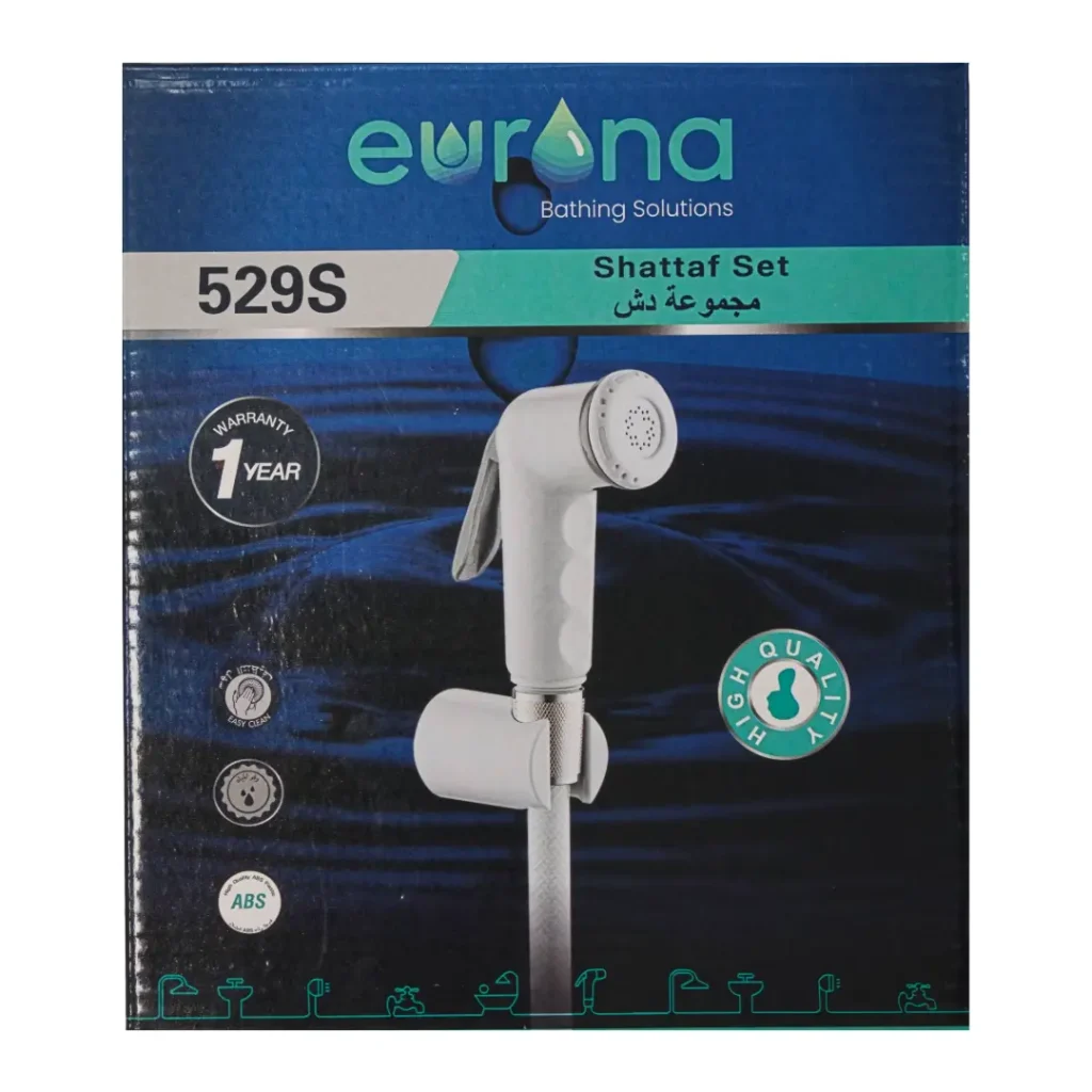 EURONA Shattaf Set XT529S – Durable Bathroom Spray Kit