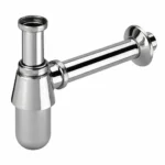 Premium Chrome PVC Bottle Trap 1-1/4" by MARYPLAST Italy – Durable, Leak-Proof Sink Drain Solution