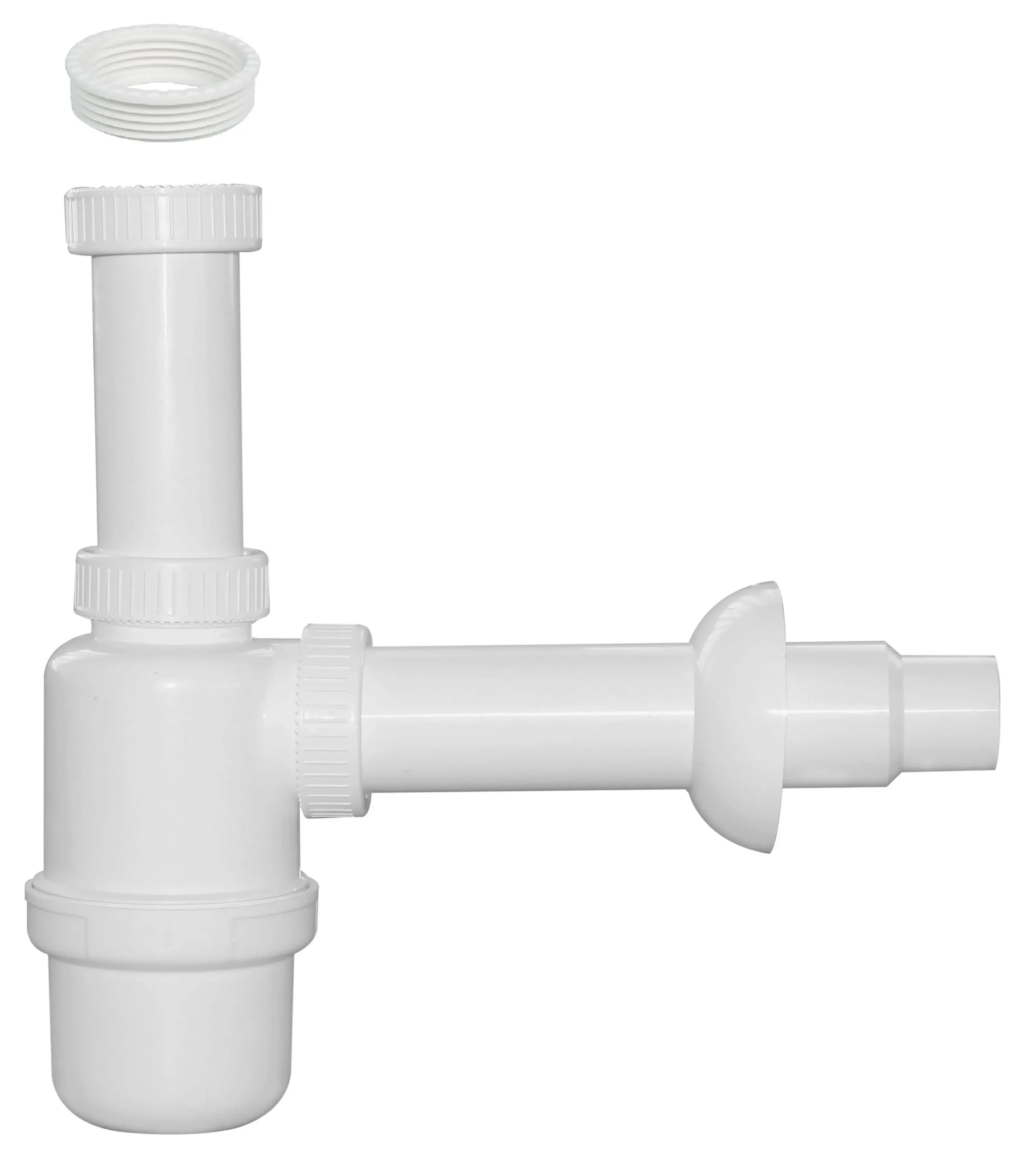 MARYPLAST PVC Bottle Trap 1.5-inch and 1.25-inch Kit MARYPLAST PVC Bottle Trap 1-1/2ʺ & 1-1/4ʺ Kit