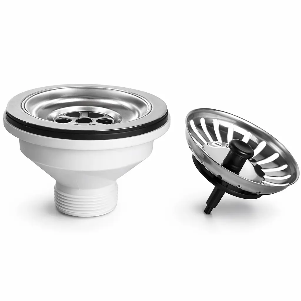 SS BASKET WASTE 1-1/2" OVERFLOW MARYPLAST MADE IN ITALY