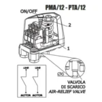 Pressure Switch 3-12 Bar Four Way | 1PH/3PH Pump | Italtecnica Italy - Image 4