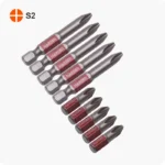 10Pcs 50mm Philips Screwdriver Bits Set - Image 2