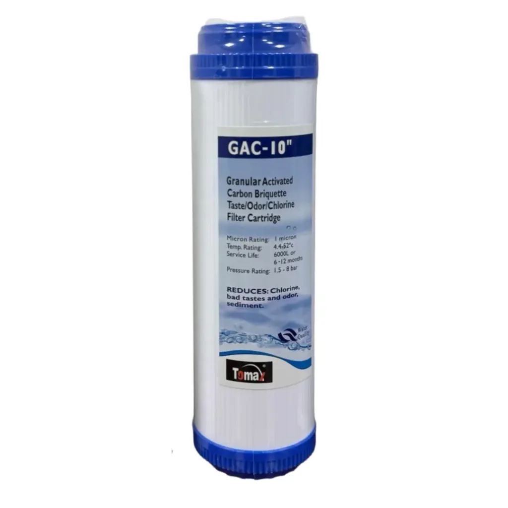 Carbon Candle Plain Type 10" Tomax | GAC-10A | Water Filter | 1 Micron