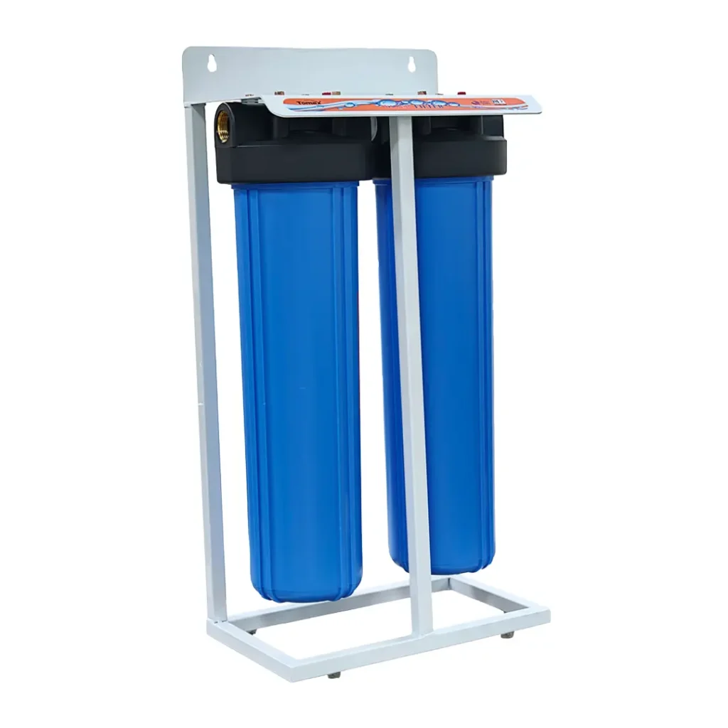 DOUBLE WATER FILTER 20" JUMBO WITH STAND TOMAX | Heavy Duty Water Filter | UAE