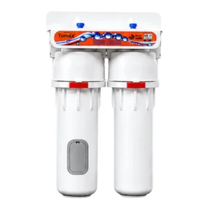 Double Water Filter 10" Easy Housing TOMAX | 2 Stage | Cuno & Carbon net Candle