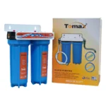 DOUBLE WATER FILTER 10″ TOMAX | BLUE BOTTLE | CUNO & CARBON CANDLE