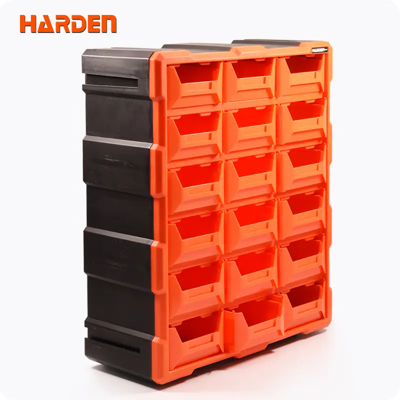 18-Piece HARDEN Modular Storage Tower | PP | Wall Bins