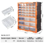 HARDEN 39BOX Modular Storage Tower | 39 Bin | PP Organizer - Image 7