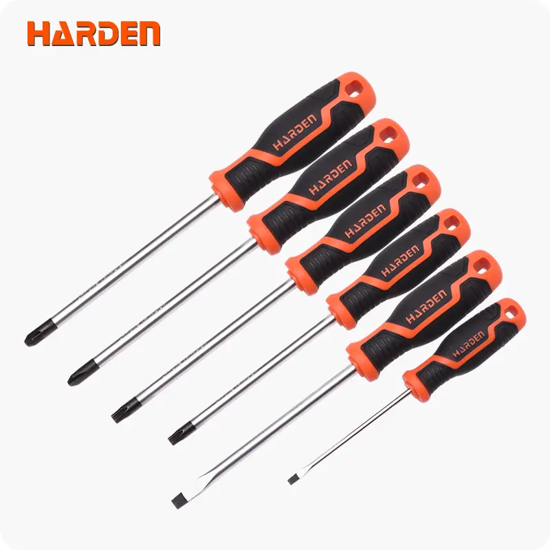6Pc Screwdriver Set | HARDEN 550346 | Soft Handle Kit